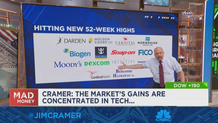There are tons of stock winners outside tech, says Jim Cramer