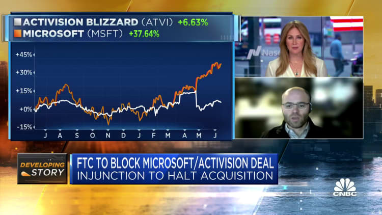 TD Cowen's Aaron Glick says FTC's injunction on Microsoft-Activision merger is 'positive development'