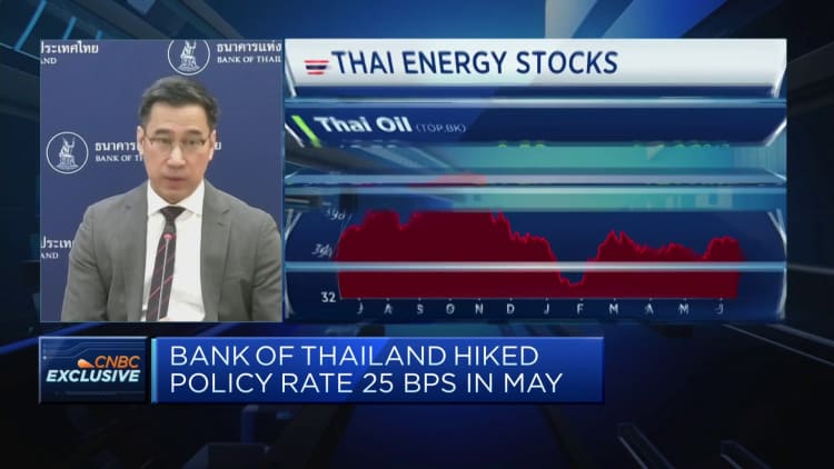 We moeten niet zelfgenoegzaam zijn over de impact van minimumloonstijgingen op de inflatie: chef van de Bank of Thailand