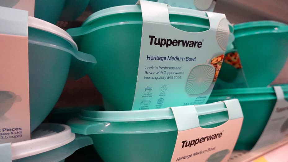 Tupperware replaces CEO, shares surge