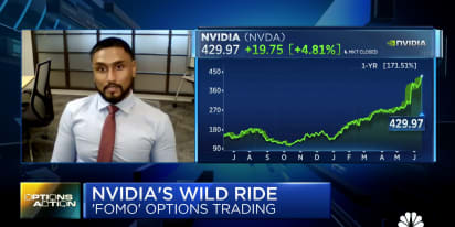 Options Action: Traders looking for Nvidia to continue rally through Friday