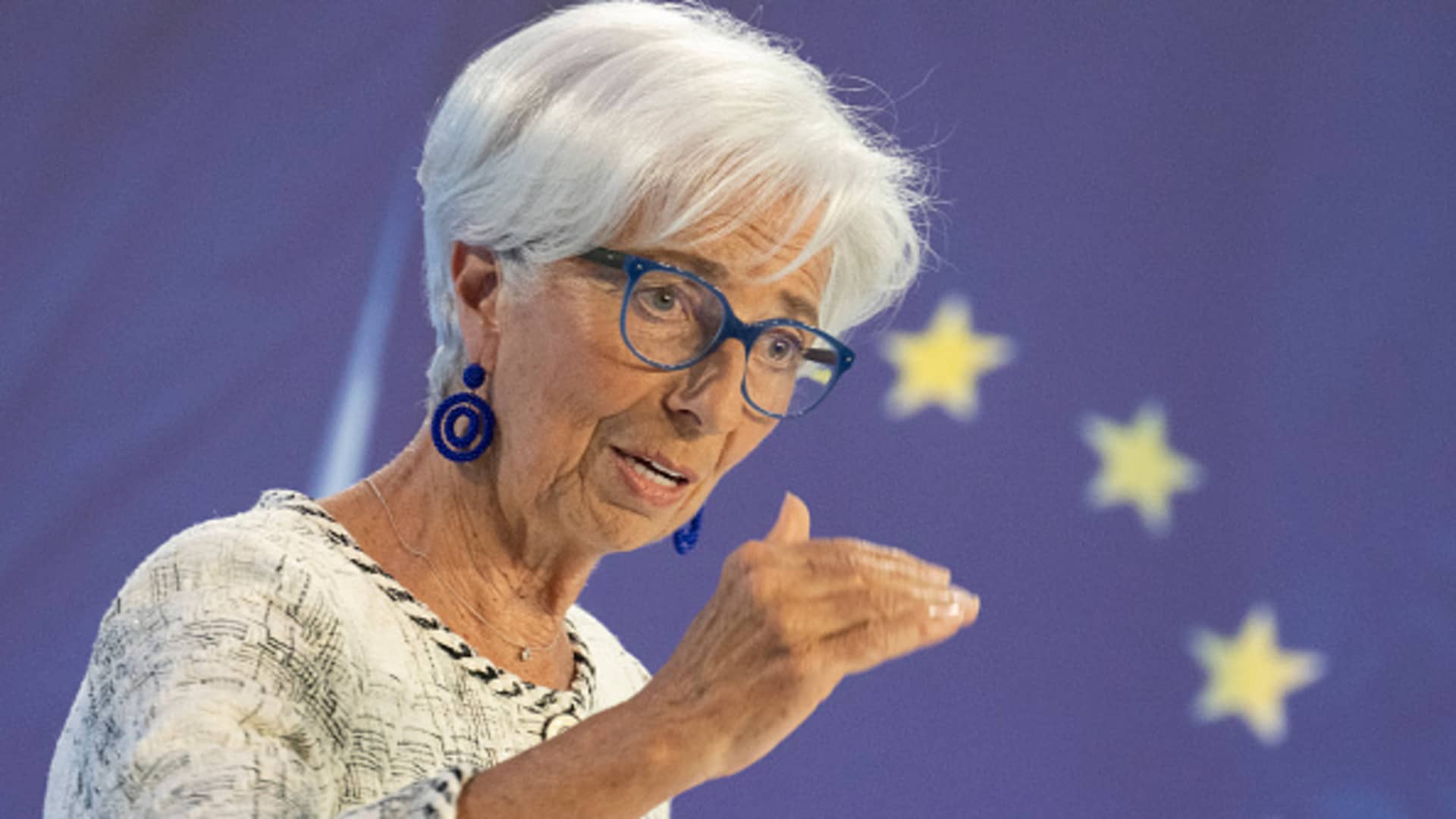 Watch live: ECB President Christine Lagarde speaks after rate decision