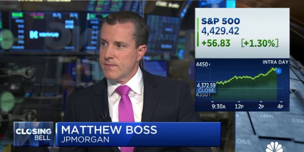 You've seen the low water mark for retail sales, says JPMorgan's Matthew Boss