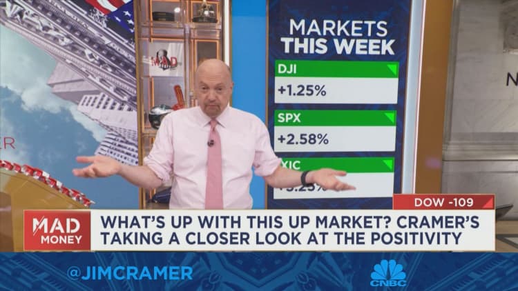 The next stock market sell-off will be a 'bullish decline', says Jim Cramer