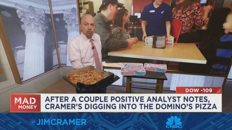Jim Cramer takes a bite out of Domino's stock