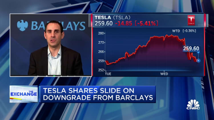 Tesla's value is dismissing fundamental challenges, says Barclay's Dan Levy