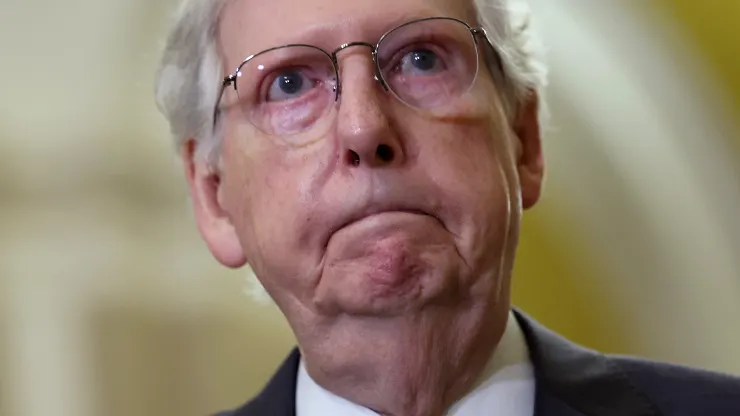 Mitch McConnell freezes, struggles to speak in second incident this summer (cnbc.com)