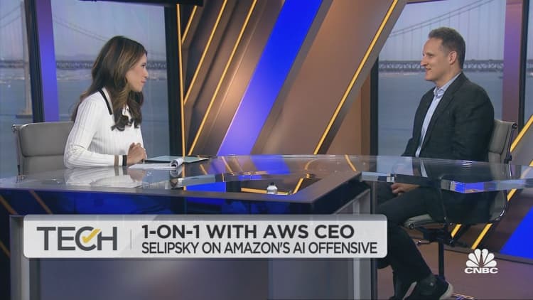 Watch CNBC's full interview with Amazon Web Services CEO Adam Selipsky