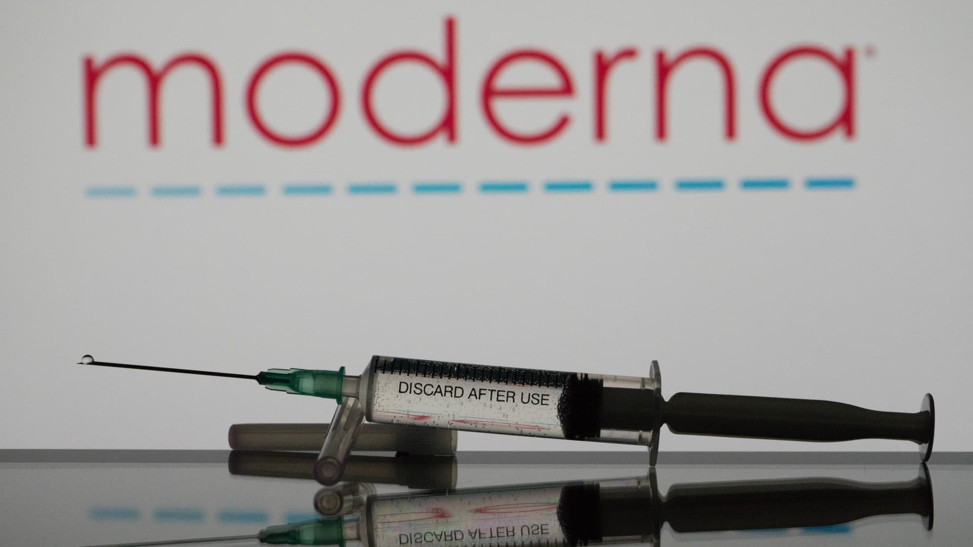 Moderna stock jumps after company posts surprise quarterly profit even as Covid vaccine sales plunge