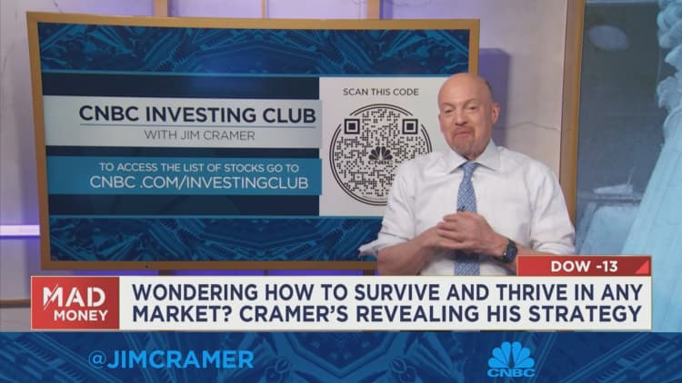 Never buy all at once, says Jim Cramer