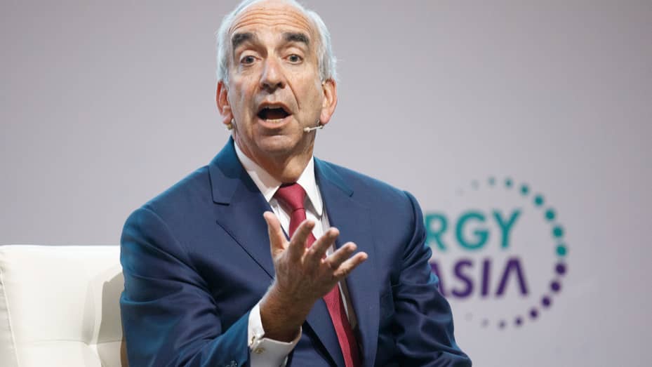 John Hess, chief executive officer of Hess Corp., speaks during the Energy Asia Summit, in Kuala Lumpur, Malaysia, on Monday, June 26, 2023. The summit will continue through June 28. Photographer: Samsul Said/Bloomberg via Getty Images