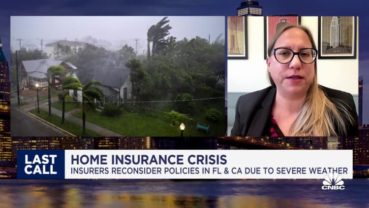Home insurers are reconsidering policies in Florida and California due to severe weather