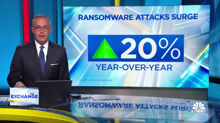 Ransomware attacks surge 20% as cyber warfare enters 'fifth generation', says Check Point CEO Shwed