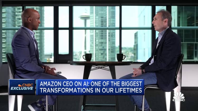 Amazon CEO Andy Jassy: AI represents one of the biggest transformations of our lifetime