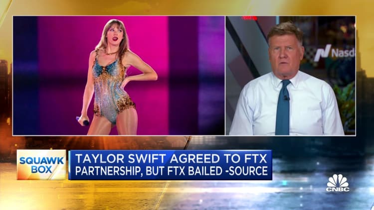 Taylor Swift stemde in met het FTX-partnerschap, maar de crypto-uitwisseling redde het: bron