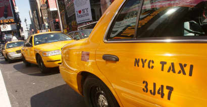 New York City taxis battle Uber and Lyft for riders
