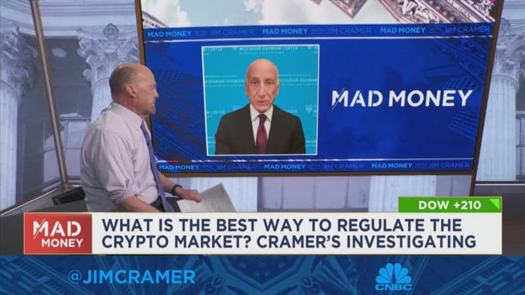 Jim Cramer goes one-on-one with Fmr. CFTC Chair Timothy Massad on a path forward for crypto regulation