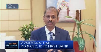 IDFC First Bank CEO says India is on a 'massive trajectory' for growth
