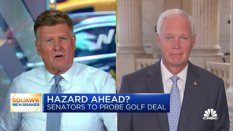 Sen. Ron Johnson: We can't look to PGA Tour to be the only party to hold the Saudis accountable