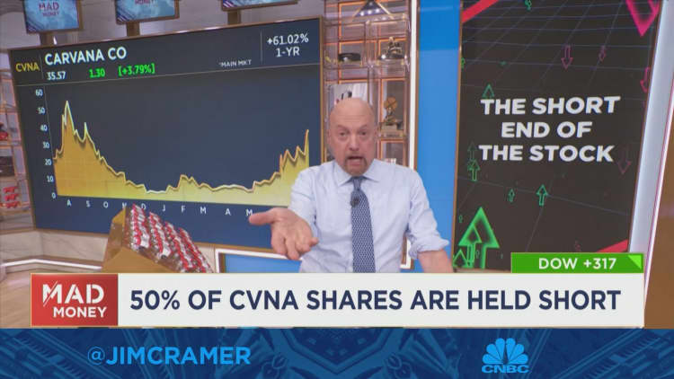 Being short on a stock is much more difficult than being long, says Jim Cramer