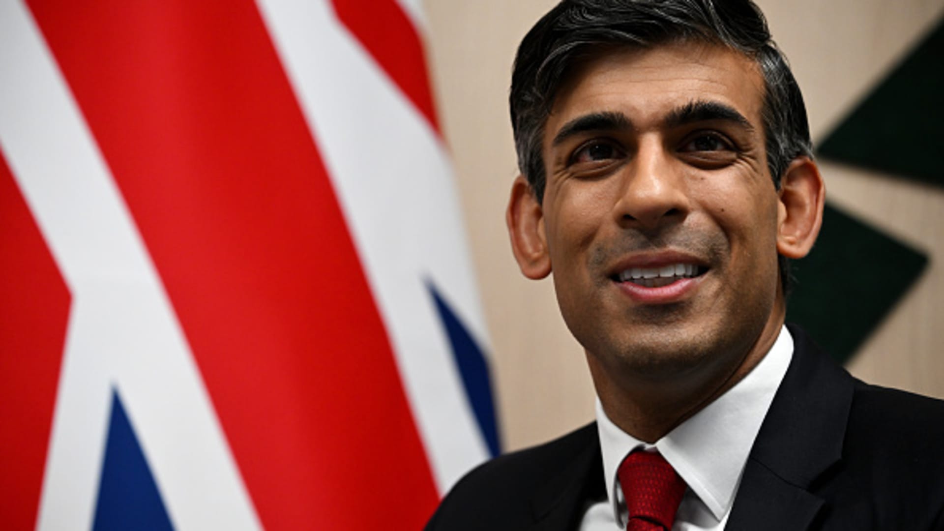 British Prime Minister Rishi Sunak at the NATO Summit in Vilnius, Lithuania, on July 11, 2023.
