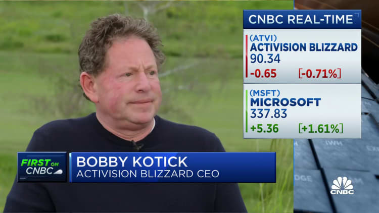 Activision CEO Bobby Kotick: Would be surprised if the FTC wastes taxpayer money on appeal