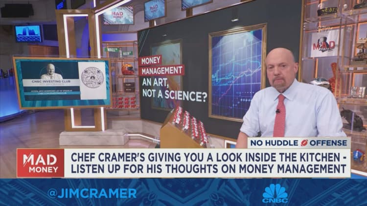 Money managment is an art not a science, says Jim Cramer