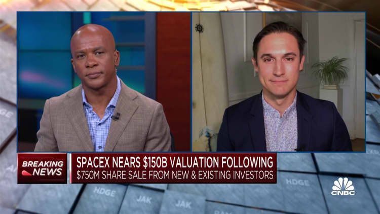 SpaceX nears $150 billion valuation after $750 million share sale