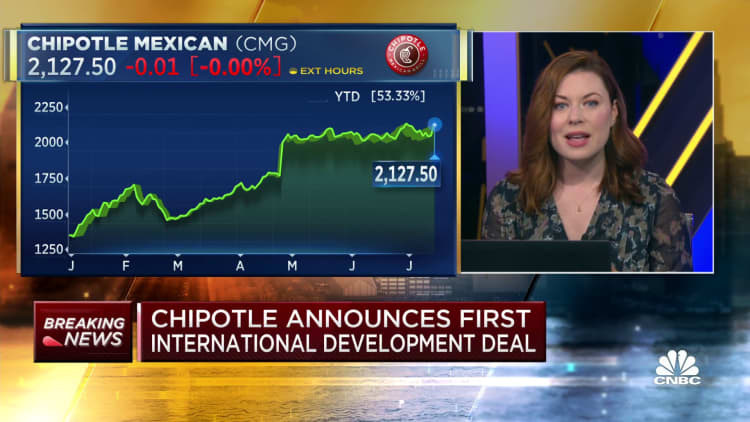 Chipotle signs first-ever franchise partner to open locations in the Middle East