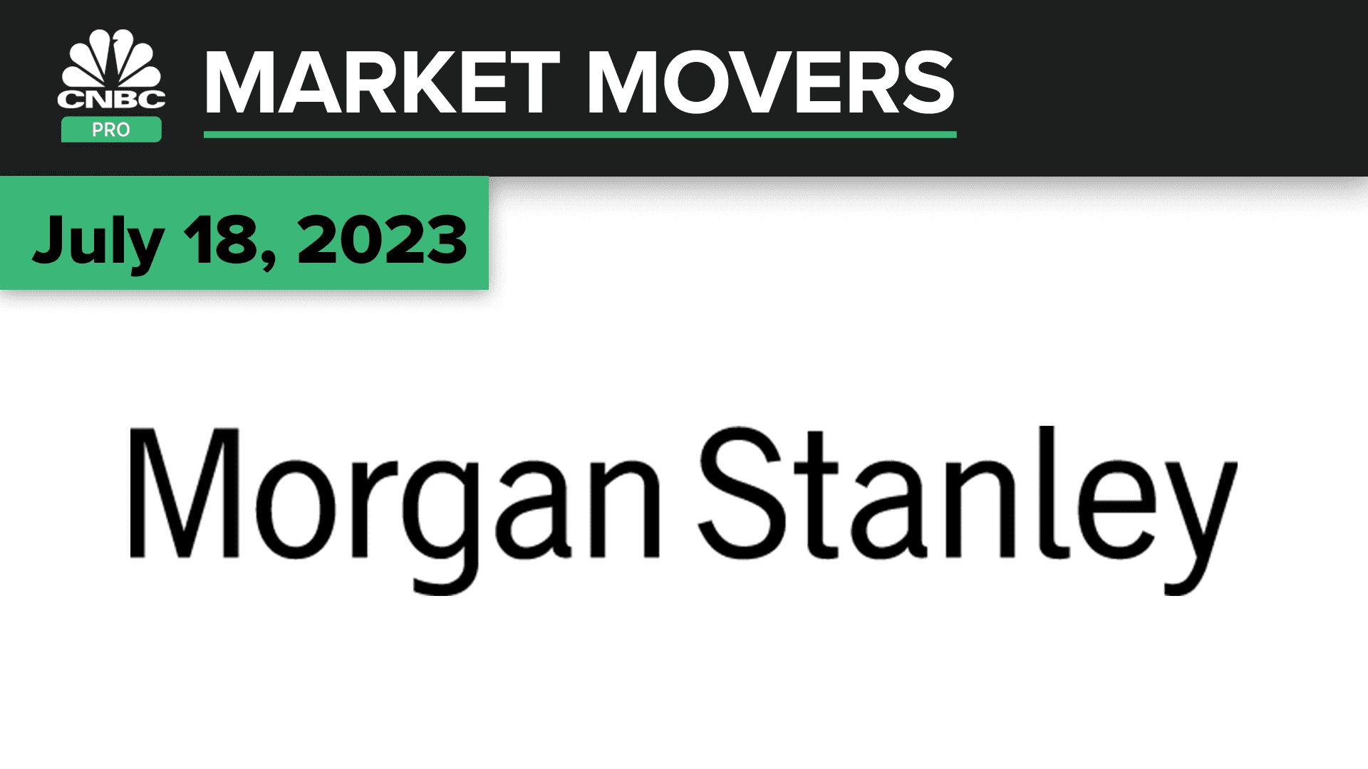 Het aandeel Morgan Stanley stijgt nadat de winst is verslagen.  Dit is wat de profs zeggen