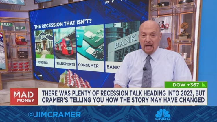 The orthodoxy is failing when it comes to recession calls, says Jim Cramer