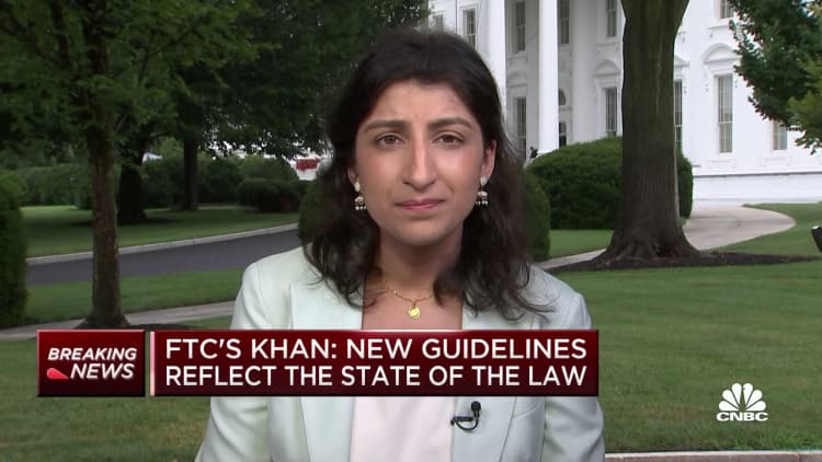 FTC Chair Lina Khan says new merger guidelines reflect current state of antitrust law