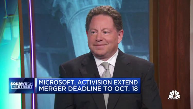 Microsoft, Activision Blizzard Extend Merger Deadline to Oct. 18, 2023