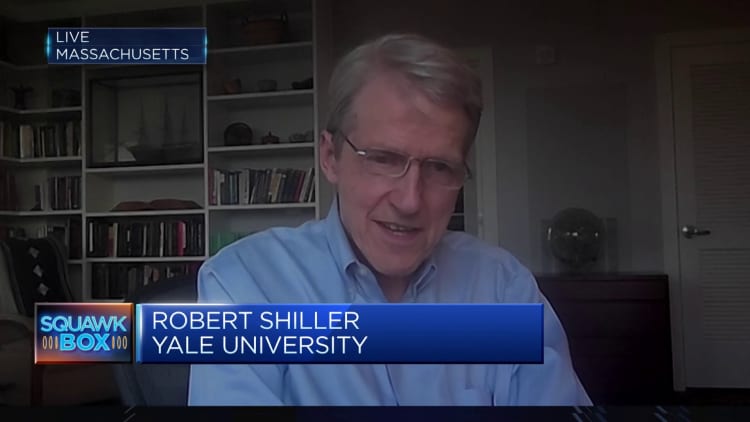 Robert Shiller says more than a decade of steady gains in US house prices may be coming to an end