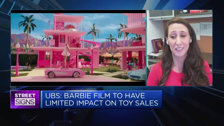 The Barbie movie is a 'litmus test' for Mattel's strategy: UBS