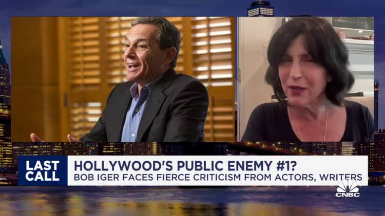 Disney CEO Bob Iger facing criticism from striking actors and writers