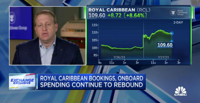Royal Caribbean CEO: Cruise bookings are substantially higher than pre-Covid