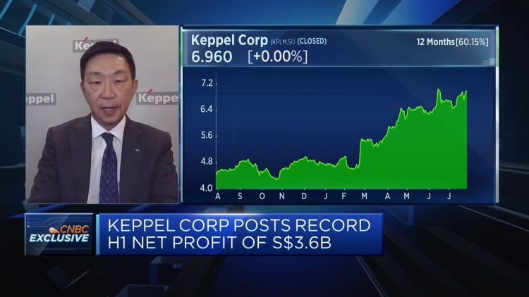 We're not seeing any markdowns in our China assets, Keppel CEO says