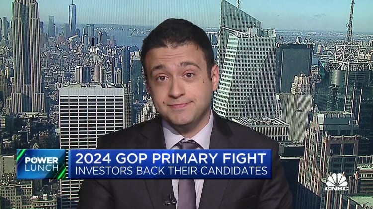 Investors back their candidates as 2024 GOP primary fight begins