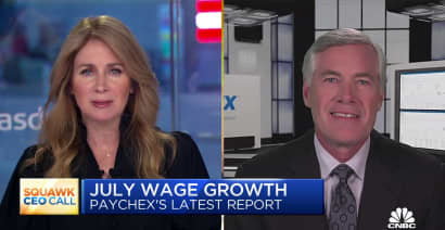 We're seeing wages go down without real job losses, says Paychex CEO John Gibson