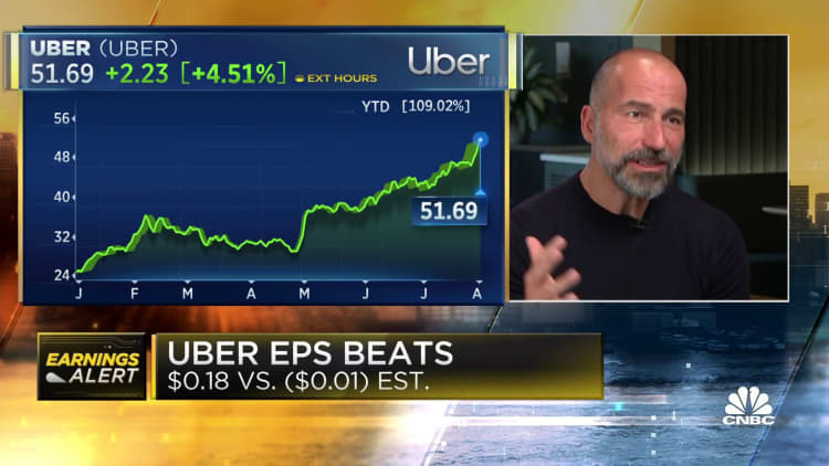 Uber CEO Dara Khosrowshahi: We plan to be profitable for every quarter going forward
