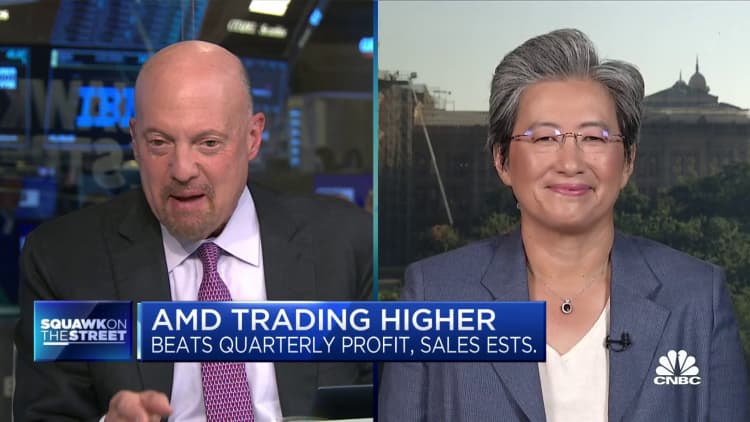 AMD CEO Lisa Su on Q2 earnings results, A.I. capabilities, China market