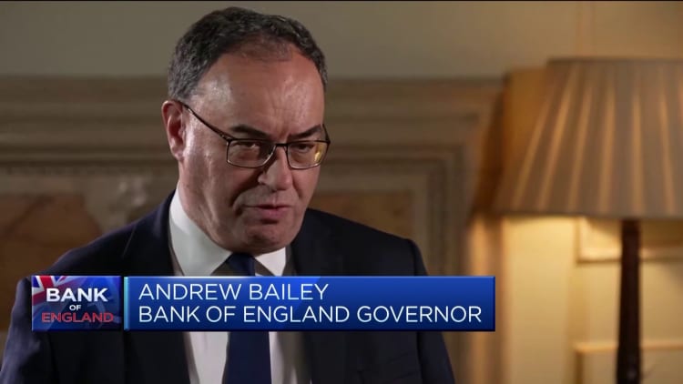 Bank of England's Andrew Bailey says 'every meeting is a live meeting'