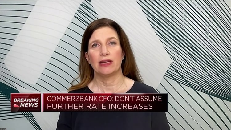 Commerzbank CFO signals the ECB will not increase rates further
