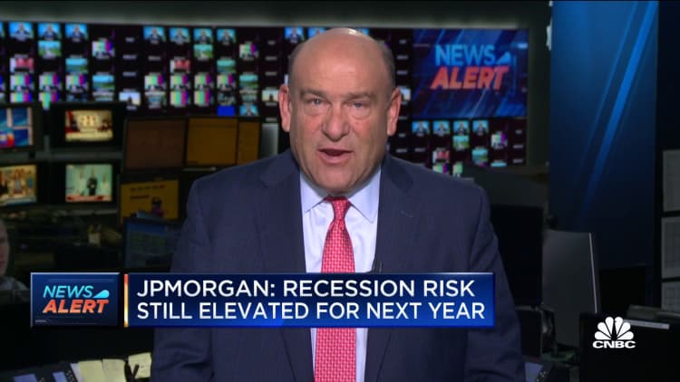 JPMorgan scraps recession forecasts for this year, next year is still high