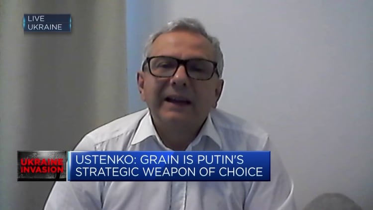 Grain is Putin's strategic weapon of choice, says economic advisor to the Ukrainian presidency