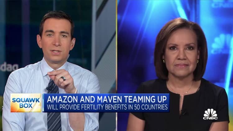 Amazon and Maven teaming up, will provide fertility benefits in 50 countries