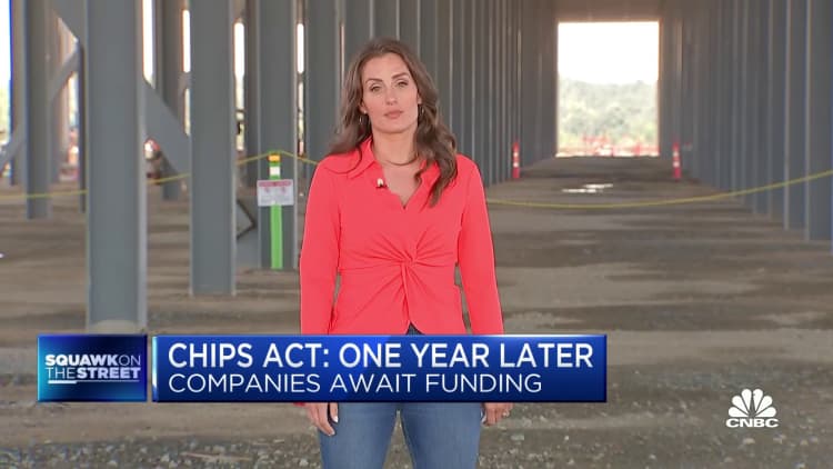 Companies await funding one year after CHIPS Act signed into law