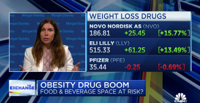 Long term obesity drug use could hurt the food industry, says Morgan Stanley's Pam Kaufman