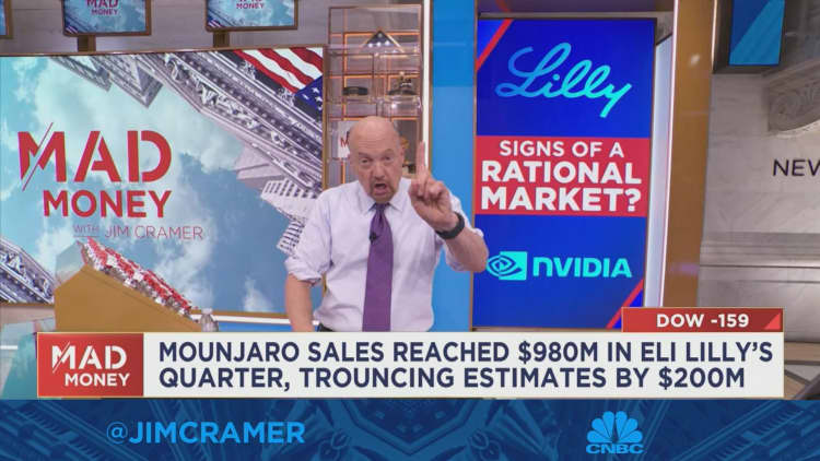 We stuck with Eli Lilly because we did the homework, says Jim Cramer